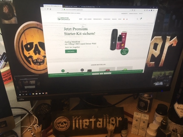 CBD Shop von Breathe Organics