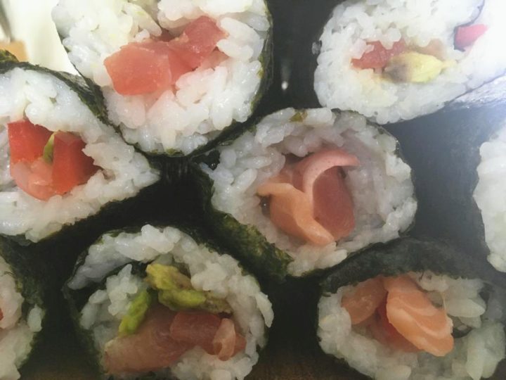 Die japanische Spezialität Sushi