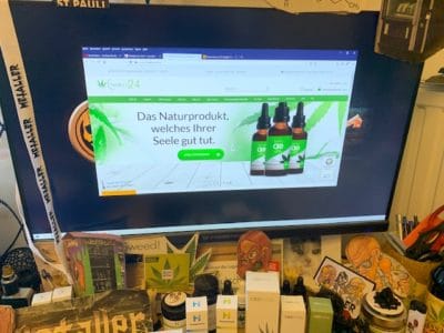 Klare und übersichtliche CBD Öl Linie von Redfood