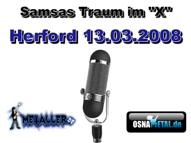 Samsas Traum und The Veil im "X" in Herford am 13.03.2008