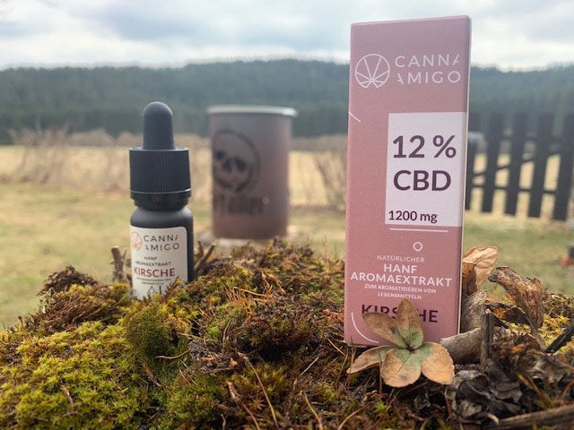 CANNAMIGO Premium Hanföl 12% Kirsche