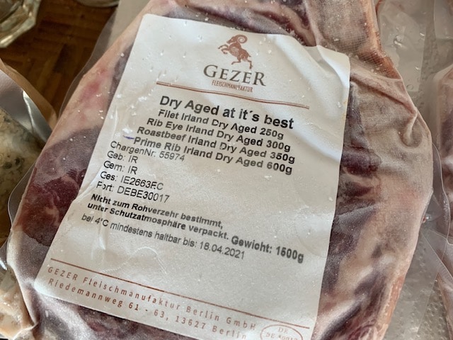 Dry Aged Prime Rib mit Steakgewürzmischung