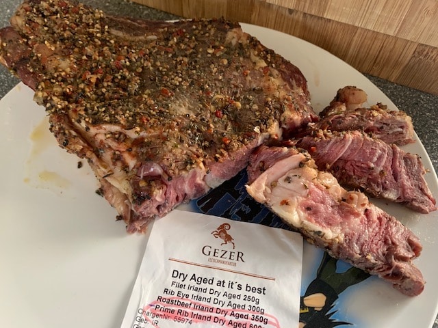 Dry Aged Prime Rib mit Steakgewürzmischung