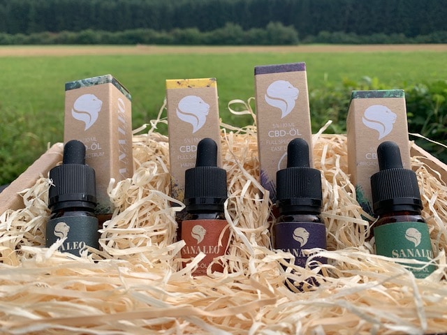 SANALEO - CBD Öl mit verschiedenen Aromen auch für Sportler