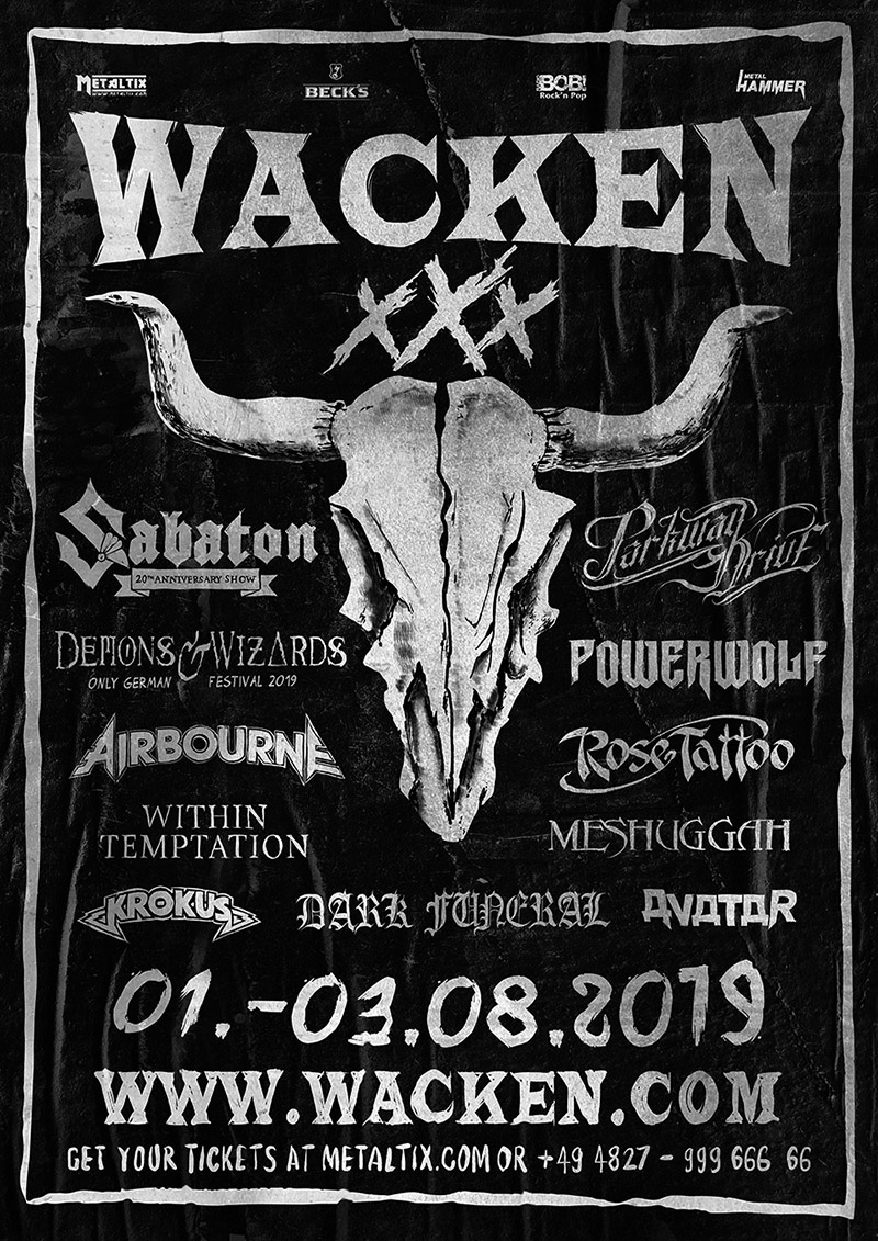 Wacken Open Air 2019 - das Kultfestival ging in die 30. Ausgabe