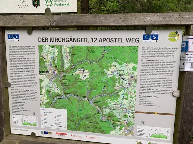 12 Apostel Weg FrankenwaldSteigla