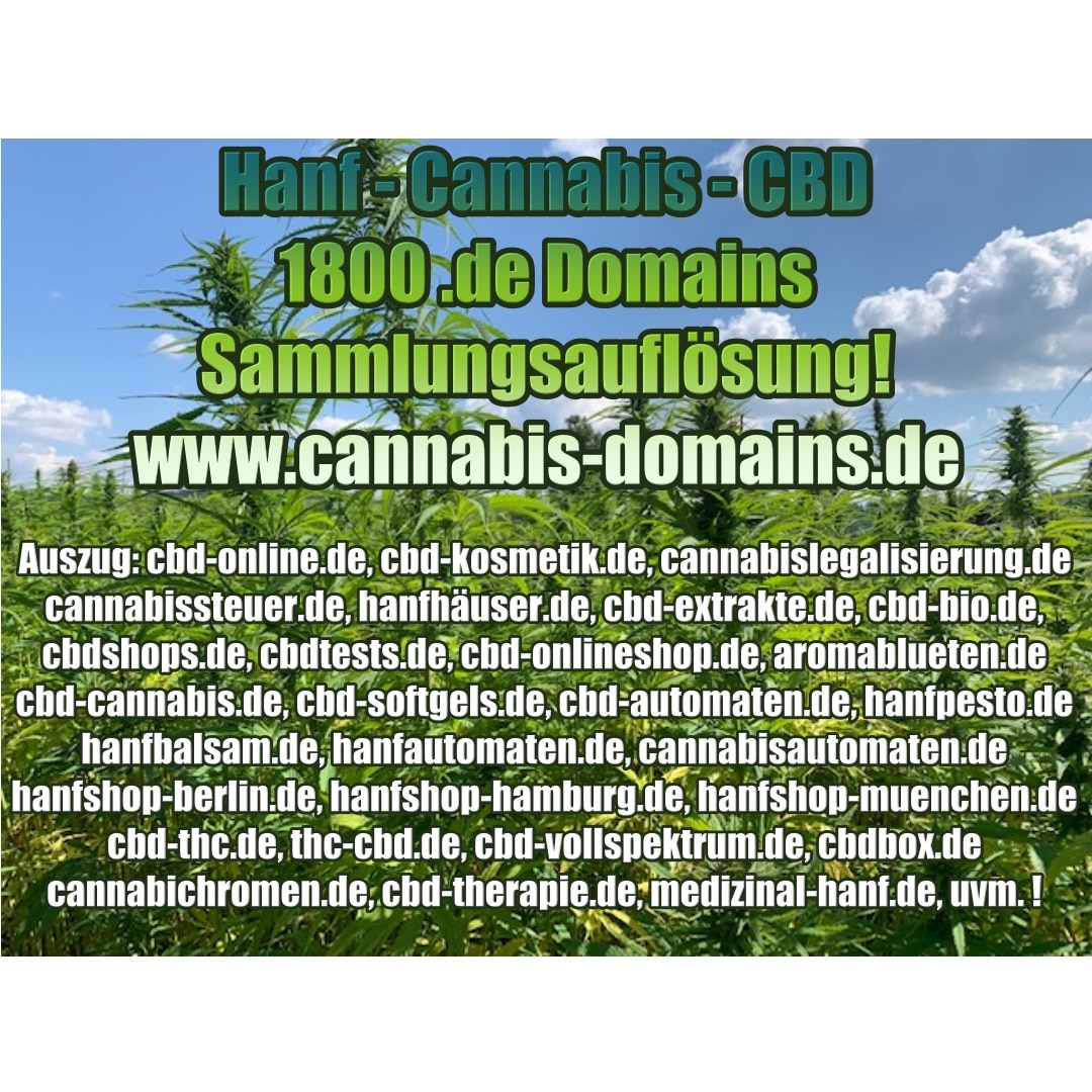 Hanf (Cannabis) - CBD (Cannabidiol)-Wissen und Domain Verkauf auf Metaller.de