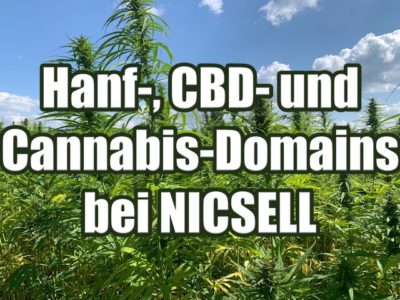 NICSELL TRADING – Domain Auktion-Aktionen für meine Hanf-, CBD- und Cannabis-Domains-Sammlung