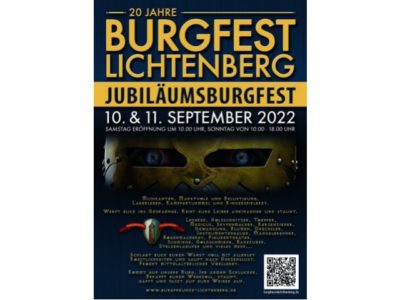 20. Burgfest der Burgfreunde Lichtenberg am 10. und 11.09.2022