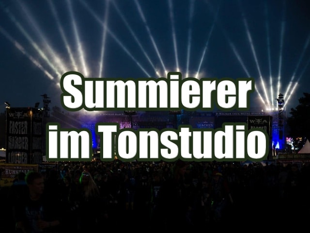 Summierer für Tonstudio und Proberaum