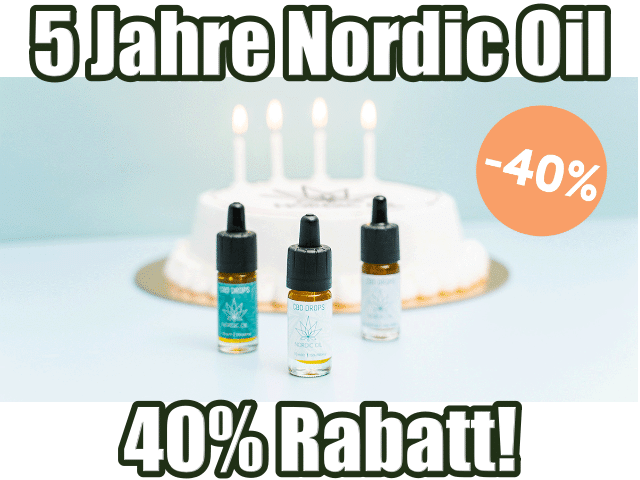 5 Jahre Nordic Oil - 40% Rabatt Geburtstagsevent