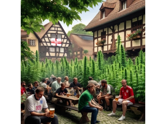 Deutsche Polizei rät englischen Fans zum Cannabiskonsum während der Europameisterschaft