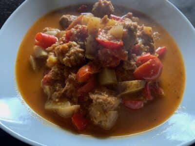 Tofu-Gulasch