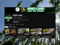 Der Cannabis-Hanf-Youtube-Kanal WEED LAND