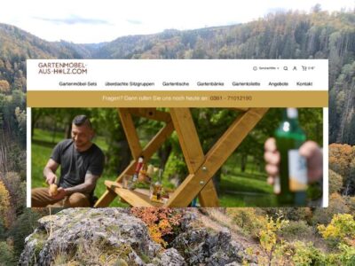 Rustikale Gartenmöbel aus nachhaltiger Produktion: Stil und Naturverbundenheit vereint