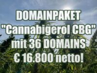 Domainpaket "CBG (Cannabigerol)" (36 Domains) für €16.800,00 zu verkaufen