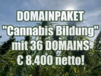 Domainpaket "Cannabis Bildung" (36 Domains) für €8.400,00 zu verkaufen