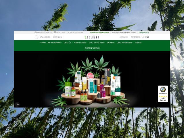 Edelhanf: hochwertige CBD-Produkte mit nachhaltigem Anspruch