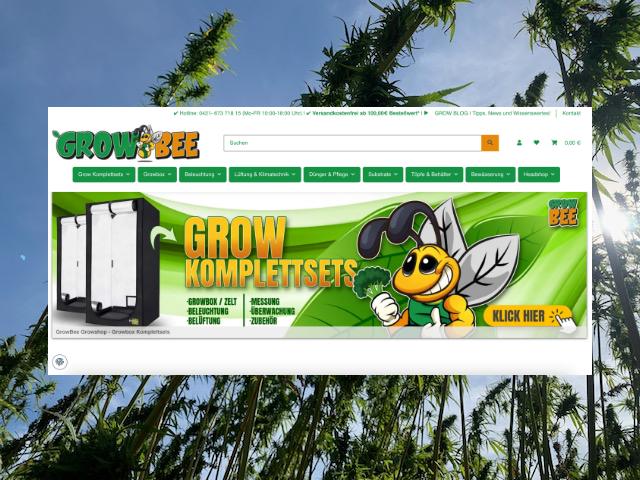 Onlineshop von GrowBee