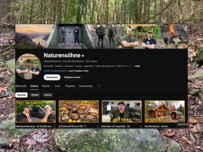 Outdoor-Survival-Abenteuer mit Naturensöhne: Ein YouTube-Kanal für Bushcraft-Fans