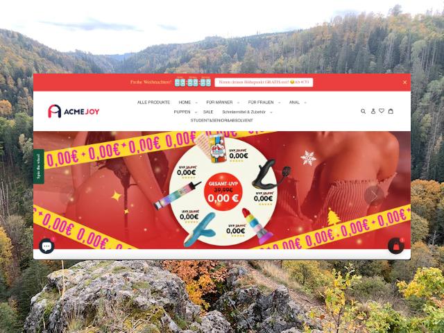Entdecke Acmejoy: dein Portal für sinnliches Vergnügen