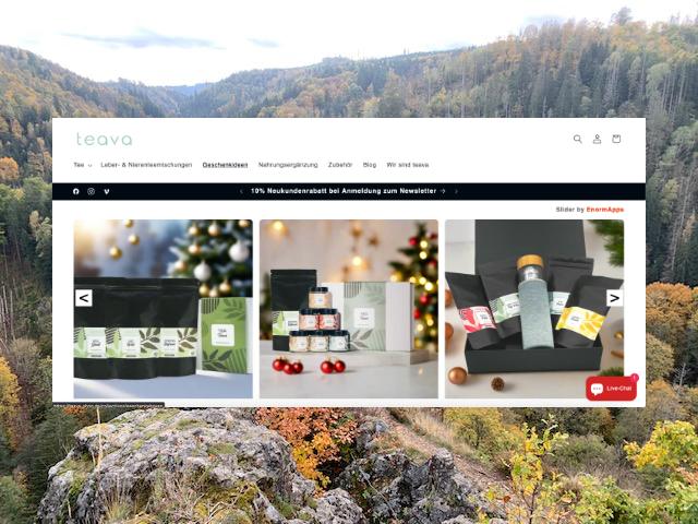 Teava: Nachhaltiger Bio-Tee in stilvollen Glasverpackungen