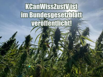 KCanWissZustV ist im Bundesgesetzblatt veröffentlicht