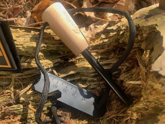 Niklas on Fire Feuerstahl: Outdoor Survival Tool
