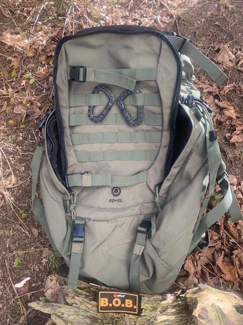 Taktischer Rucksack 50+5L plus Zubehör