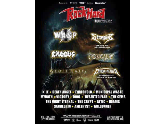 Rock Hard Festival 2025: Das Billing ist komplett!