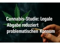 Cannabis-Studie: Legale Abgabe reduziert problematischen Konsum