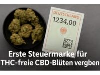 Erste Steuermarke für THC-freie CBD-Blüten vergeben