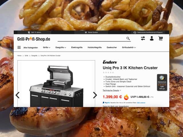 Enders Uniq Pro 3 IK Kitchen Cruster