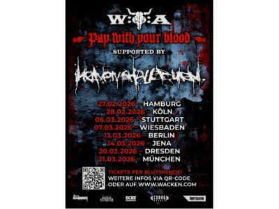 Blutspenden für Metal – „Pay with your Blood“ mit Heaven Shall Burn und dem Wacken Open Air