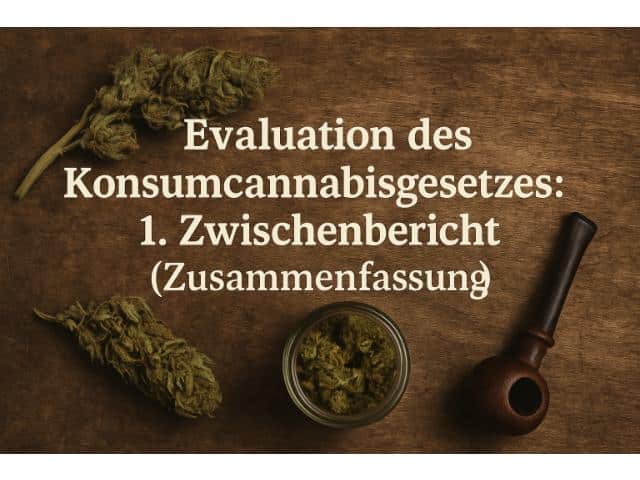Evaluation des Konsumcannabisgesetzes: 1. Zwischenbericht (Zusammenfassung)