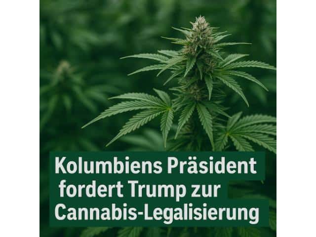Kolumbiens Präsident fordert Trump zur Legalisierung von Cannabisexporten auf