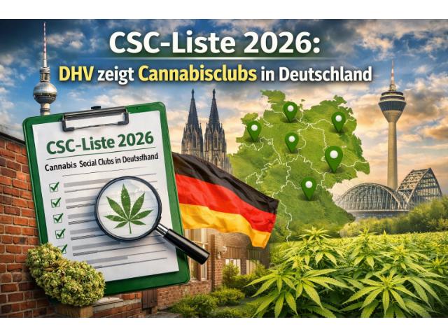 CSC-Liste 2026: DHV zeigt Cannabisclubs in Deutschland