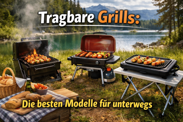 Tragbare Grills: Die besten Modelle für unterwegs