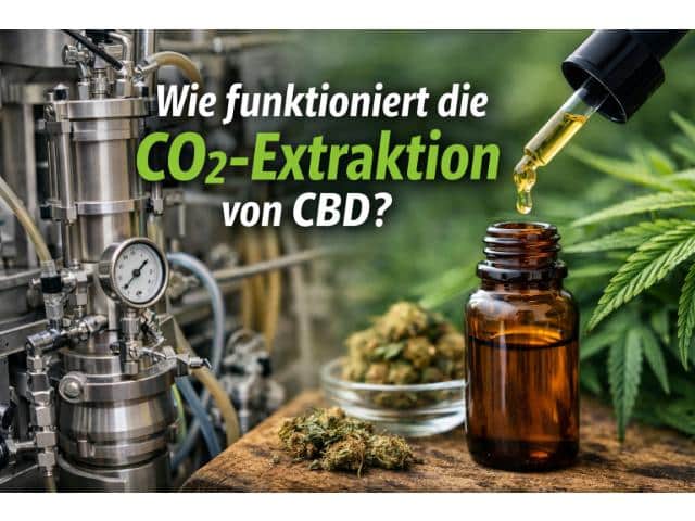 Wie funktioniert die CO2-Extraktion von CBD?