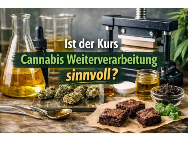 Ist der Kurs Cannabis Weiterverarbeitung sinnvoll?