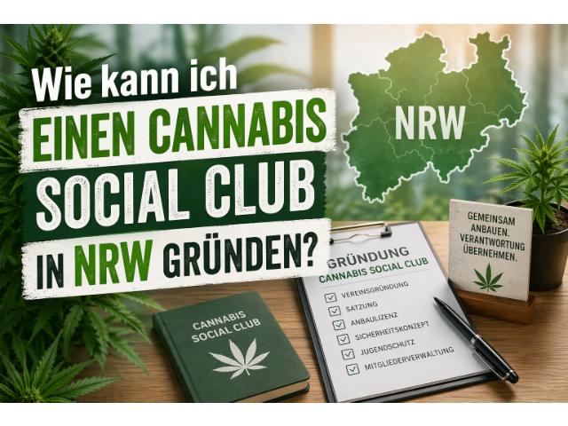 Wie kann ich einen Cannabis Social Club in Nordrhein-Westfalen gründen?