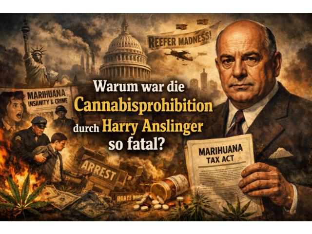Warum war die Cannabisprohibition durch Harry Anslinger so fatal?