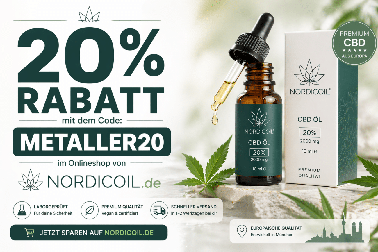 20% Rabatt mit dem Code: METALLER20