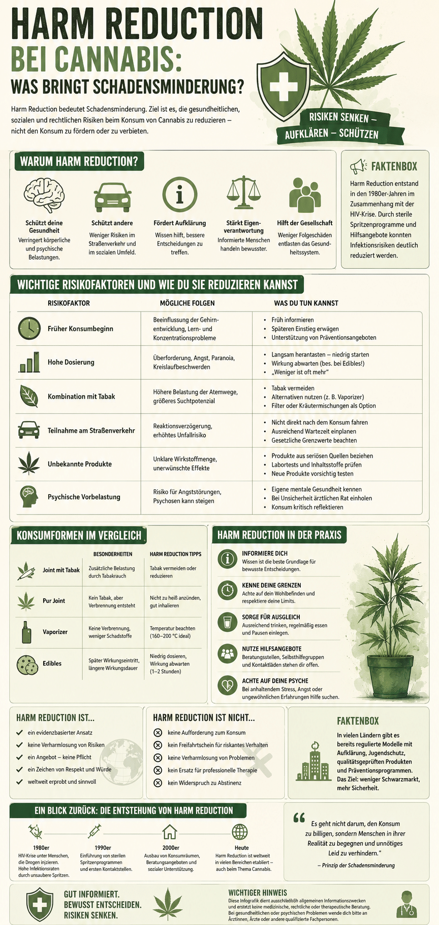 Harm Reduction bei Cannabis: Was bringt Schadensminderung?