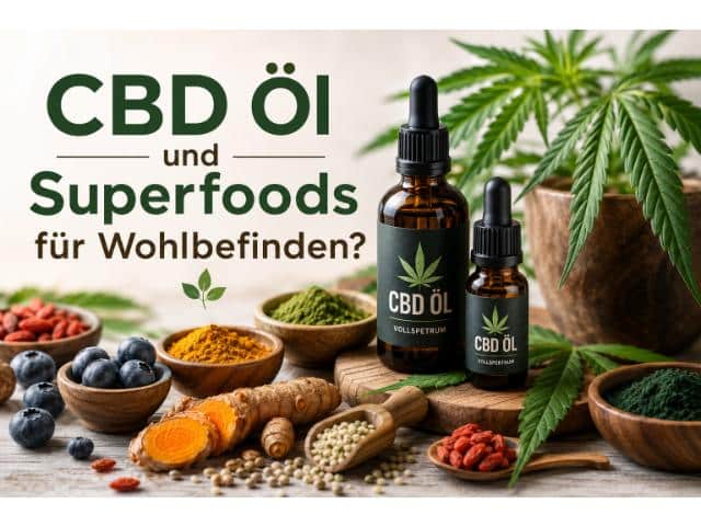 CBD Öl und Superfoods für Wohlbefinden?
