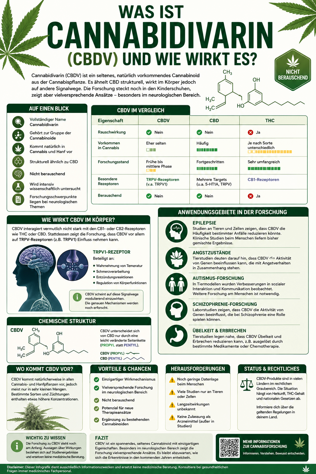 Was ist Cannabidivarin (CBDV) und wie wirkt es?