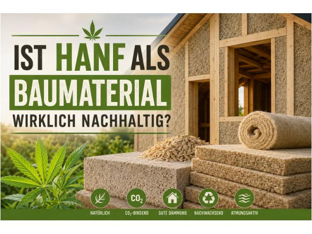 Ist Hanf als Baumaterial wirklich nachhaltig?