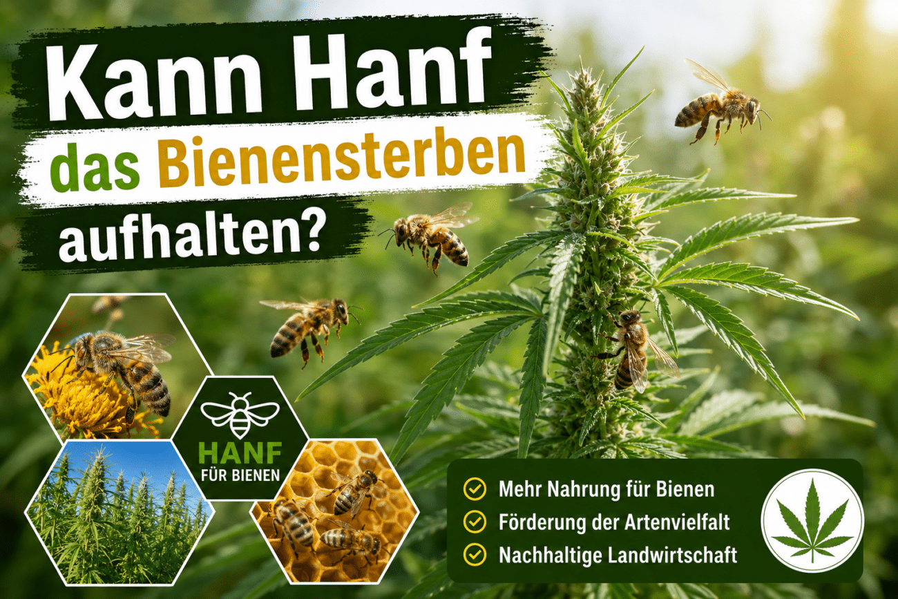 Kann Hanf das Bienensterben aufhalten?
