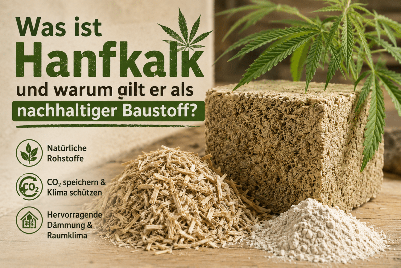 Was ist Hanfkalk und warum gilt er als nachhaltiger Baustoff?