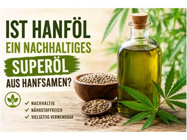 Ist Hanföl ein nachhaltiges Superöl aus Hanfsamen?